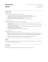 personal chef resume examples and tips