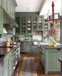 Light Green Kitchen Walls Luxury 31 Green Kitchen Design Ideas Paint Colors For Green Kitchens Rumah Dapur Ide