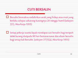 Cuti bersalin swasta | ini adalah berita baik buat pekerja swasta. Ppt Cuti Powerpoint Presentation Free Download Id 3562114