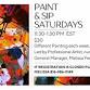 Paint & Sip Saturdays - November 1 event image