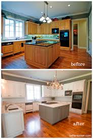 Painted Cabinets Nashville Tn Before And After Photos In 2020 Brown Kitchen Cabinets Kitchen Cabinets Painted Before And After Kitchen Cabinets Before And After