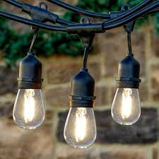 Newhouse Lighting 48 Foot Outdoor String Lights Led Bulbs Included
