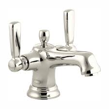 Posted on march 24, 2020 march 24, 2020 by teaisakov. Kohler Bancroft Single Hole 2 Handle Low Arc Bathroom Faucet In Vibrant Polished Nickel K 10579 4 Sn The Home Depot
