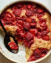 Here S The Full Recipe For Chocolateforbasil S Gooey Strawberry Spoon Cake Cup 115 Grams Unsalted Butter 1 St Nyt Cooking Strawberry Recipes Cooking