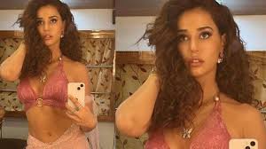 Disha Patanis sexy pink bikini sets temperature soaring, see photos