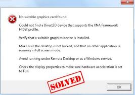 The first order of business here is to make sure your graphics card can run without shutting down or displaying any weird graphical glitches, so you should allow it to run heaven for at least 30. No Suitable Graphics Card Found 2020 Fixes Driver Easy