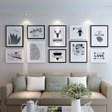 Wtt The Nordic Photo Wall Frame Wall Modern Minimalist Living Room Decor Photo F Picture Wall Living Room Living Room Decor Photos Minimalist Living Room Decor