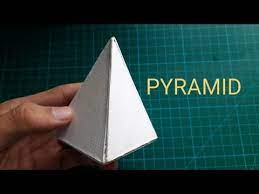 It is super easy, but it turns out very cool. How To Make Pyramid With Mountboard Or Cardboard Easyway To Make Pyramid Geometricalshapes Youtube