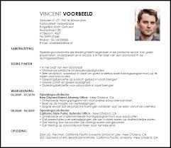Voorbeeld Curriculum Vitae Opleidingscoordinator Livecareer