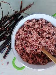 Homemade waakye - biscuits and ladles