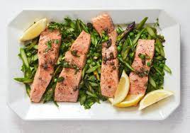 Roasted Salmon With Asparagus Lemon And Brown Butter Recipe Recipe In 2021 Full Meal Recipes Asparagus How To Cook Asparagus