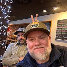 Meet the ever elusive founder of Bike the US for MS, Don Fraser (behind  alumni @therift72 's big grin) 😆 Rarely photographed in the wild, 'the  Don' can usually be found grafting