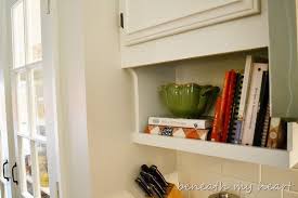 diy under the cabinet cook book holder