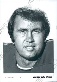 1975 Kansas City Chiefs Football Player Guard Ed Budde Press Photo