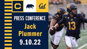 Cal Football: Jack Plummer Post-Game Press Conference vs UNLV (09.10.22)