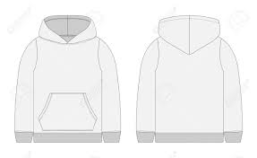 This forms one of the hoodie's. Technical Sketch For Men Grey Hoodie Mockup Template Hoody Royalty Free Cliparts Vectors And Stock Illustration Image 119461988