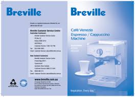 Moreover, the stainless steel body helps in this regard. Breville Bes250s Cafe Venezia Bes250s Cafe Venezia Bes250 Caf Venezia Bes250xl User Manual Manualzz