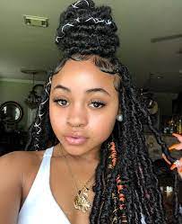 Follow Poppinnpinss For More Givecreddss Faux Locs Hairstyles Locs Hairstyles Girls Hairstyles Braids