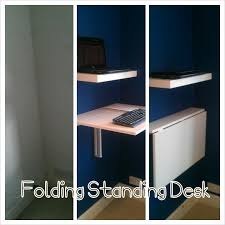 Oh Finally One Using The Bjursta Table Foldable Standing Desk Standing Desk Desk Study Table