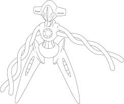 Pokemon Coloring Pages Deoxys Dibujos De Pokemon Colorear Pokemon Dibujos Para Colorear Pokemon