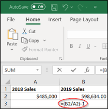 How To Calculate Percentage Difference Between Two Numbers In Excel