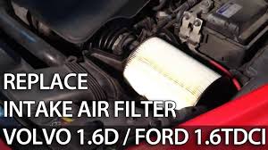 Volvo v50 replacement fuel filter information. How To Change Air Filter 1 6d 1 6tdci 1 6l Volvo Ford Focus C Max Mazda V50 S40 C30 Volvo Ford Focus Ford