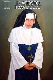 Sie wurde 2011 seliggesprochen und 2019 heiliggesprochen.in brasilien ist sie als santa dulce dos pobres (hl. Oracao A Irma Dulce Vocacao Dom Do Amor De Deus Facebook