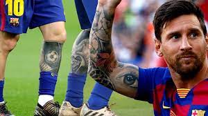 Like a baby with a beard, doesn't look right #messitattoo. Sportmob Lionel Messi S Tattoo Meanings