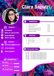 11 contoh daftar riwayat hidup. Download Desain Cv Menarik Gampang Di Dedit Desain Cv Kreatif Com Desain Cv Kreatif