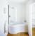 One Piece Bathtub Shower Combo