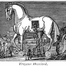 The Trojans Did Not Heed The Warning Fear The Greeks Bearing Gifts Trojan Horse Trojan War Ancient Troy