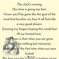 The Clock S Running Our T Quotes Writings By Sankalp Kundu Yourquote
