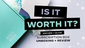 Archer Olive Subscription Box Unboxing Review Redesign Youtube
