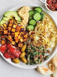 Tofu Au Confit D Oignon En Assiette Mezze Ricardo Recipe Healthy Eating Recipes Vegetarian Recipes Recipes