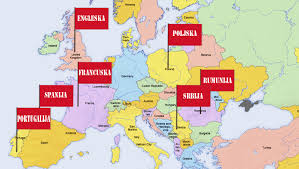 Na poleđini se nalazi geopolitička karta evrope, brojne tematske karte sa mnoštvom praktičnih informacija o državama. Fudbalska Mapa Evrope U Bitkama Za Titulu Drama U Srbiji Ludnica U Ligama Koje Zanimaju Zvezdu I Partizan Zbog Kvalifikacija Za Ls