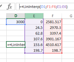 In microsoft excel hilfe um das problem gemeinsam zu lösen; Dynamic Selection For Linear Interpolation Stack Overflow