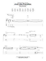 Just like paradise, david lee roth. Just Like Paradise By David Lee Roth Guitar Tab Guitar Instructor