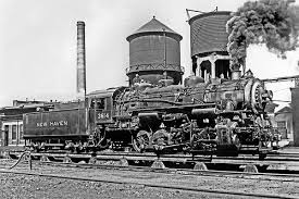 New Haven Railroad Coal Burning Steam Switcher 3614 Built By Alco In 1927 Nh Class Y 4 A 3 Cylinder 0 8 0 Is Seen At An Ash Pit In An Unknown Railroad Ya Railroad