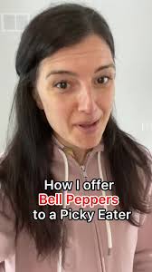 Kids don't like bell peppers? 🌶 Here's a simple trick that might help!  Need more picky eater tips? I’m letting you in
