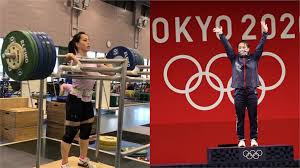 中華隊／陳玟卉扮黑馬 東京奧運女子舉重64公斤級摘銅 —— 台灣好手陳玟卉27日晚間在東京奧運女子舉重64公斤級a組賽事登場，把握住3次抓舉機會，挑戰重量遞增，最後在抓舉項目繳出103公斤成績。 中央社記者吳家昇攝 110年7月27日 Mdv34jrgiob9mm