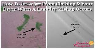 Remove Gum From Clothing And Your Dryer Instructions For How I Did It