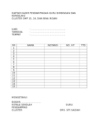 Check spelling or type a new query. Top Pdf Daftar Hadir Rapat Guru 123dok Com