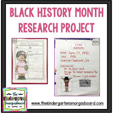 If you teach english to kindergarten kids, you don't need me to tell you that it can a little bit challenging. Black History Month Research Project The Kindergarten Smorgasboard