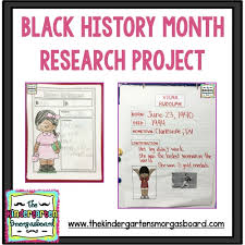 Black History Month Research Project The Kindergarten Smorgasboard