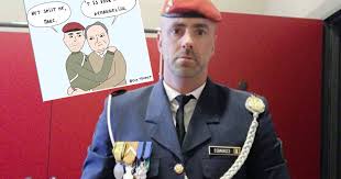 Conings is now a terrorist suspect, according to belgian media. Grapjes Over Jurgen Conings Mogen Niet Van Facebook Cartoon Verwijderd Na Klachten Home Hln Be