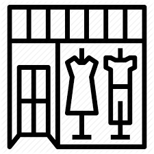 Black and white stock photos and images. Shopping Cartoon Clipart Clothing Shopping Shop Transparent Clip Art