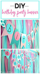 Make a diy decoration banner! Diy Birthday Banner An Easy Diy Banner For Any Occasion Diy Party Banner Diy Birthday Party Diy Birthday Banner