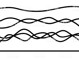 Black And White Electrical Wires Electrical Wires Isolated On White Background Vector Illustration Vector Illustration White Background Vector