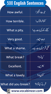 English Sentences With Urdu English Sentences English Speaking Book English Vocabulary Words Learning