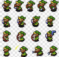 This drawing is a sprite from the legend of zelda link to the past The Legend Of Zelda A Link To Past Sprite Game Pixel Art Transparent Png